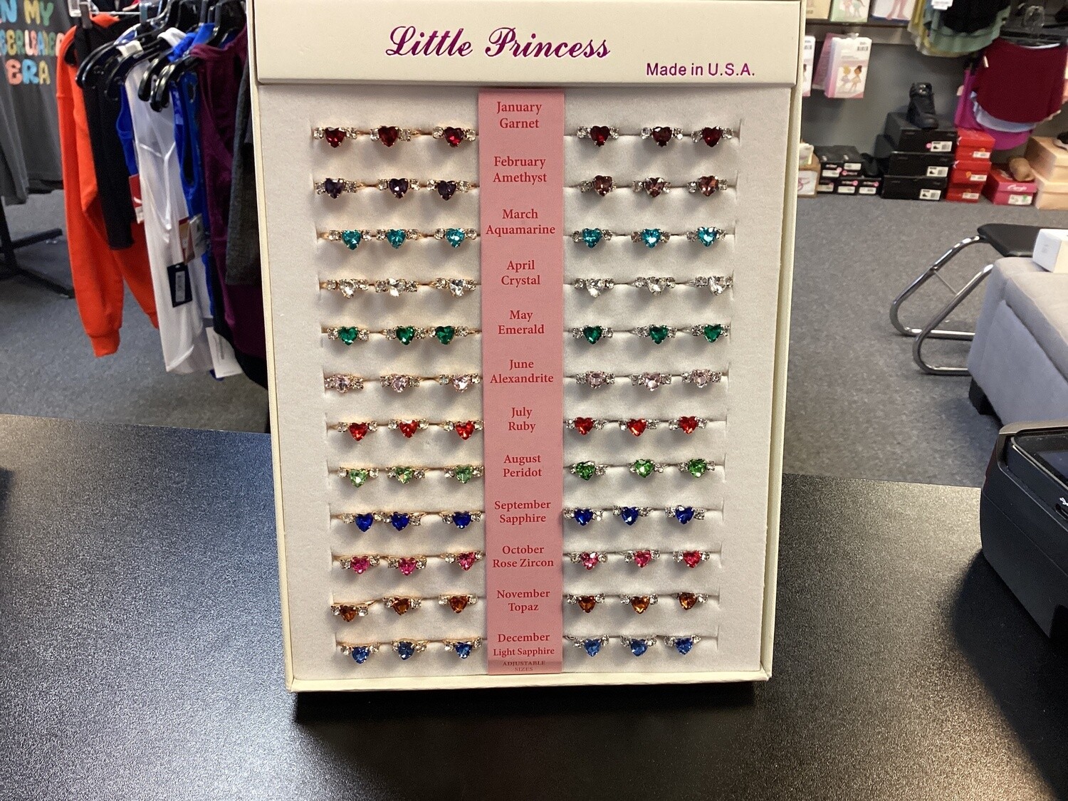 TYVM 11933 LITTLE PRINCESS BIRTH STONE RING