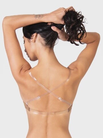 BODY WRAPPERS CLEAR REPLACEMENT SHOULDER STRAPS, COLOR: CLEAR