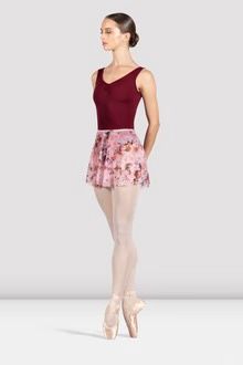 BLOCH PRINTED MESH PULL ON SKIRT