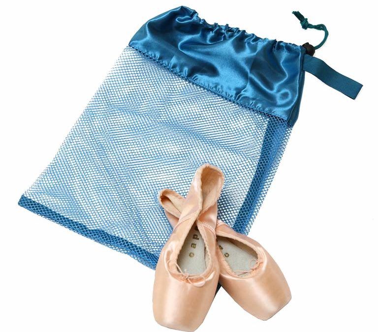 HD 8429 TEAL MESH POINTE SHOE BAG