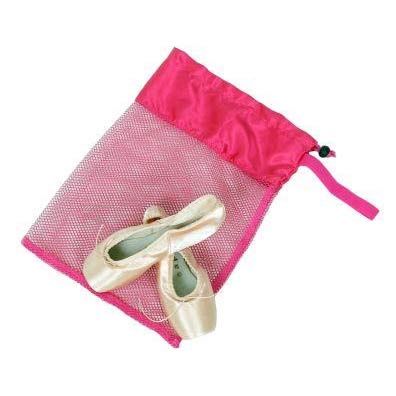 HD 8219 PINK MESH POINTE SHOE BAG
