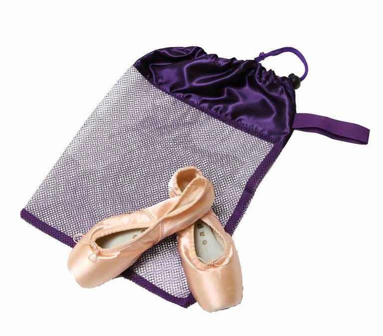 HD 8220 PURPLE MESH POINTE SHOE BAG