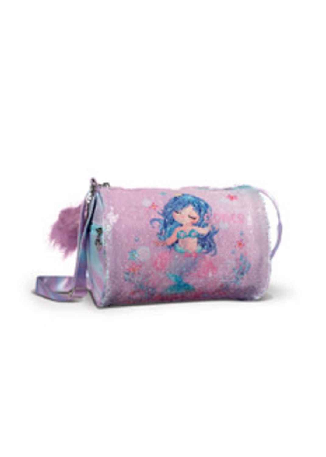 DNM B24505 REVERSIBLE MERMAID SEQUIN DUFFEL BAG