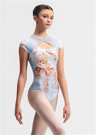 NIKOLAY ANGELS CAP SLEEVE LEOTARD
