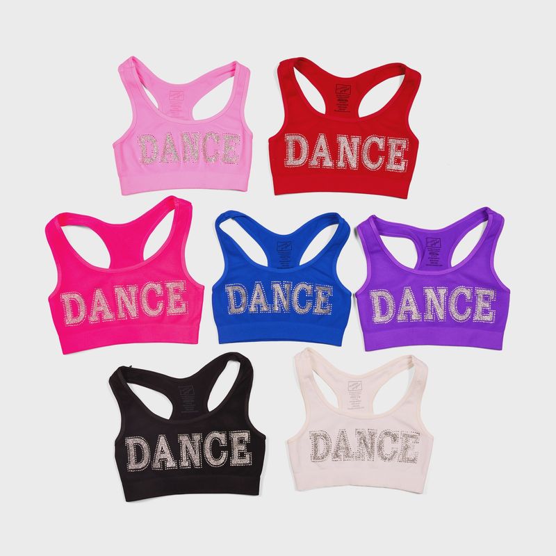 MALIBU SUGAR  SPORTS BRA WITH DANCE - ONE SIZE