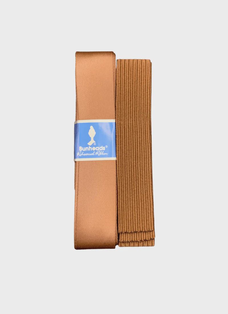 CAPEZIO BUNHEADS REHEARSAL RIBBON &amp; ELASTIC, COLOR: TAN