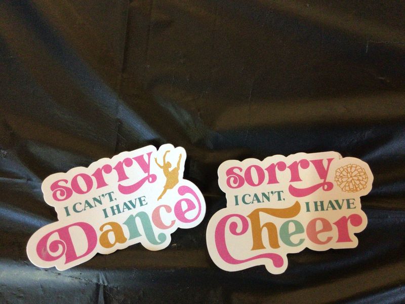 CAC STR100 STICKER &quot;I CAN&#39;T I HAVE...&quot;