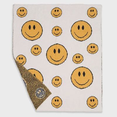 FC 4303 HAPPY FACE LUXURY SOFT THROW BLANKET