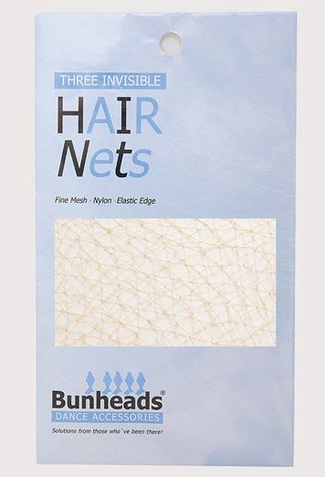 CAPEZIO BUNHEADS HAIR NETS BLD - 3PK