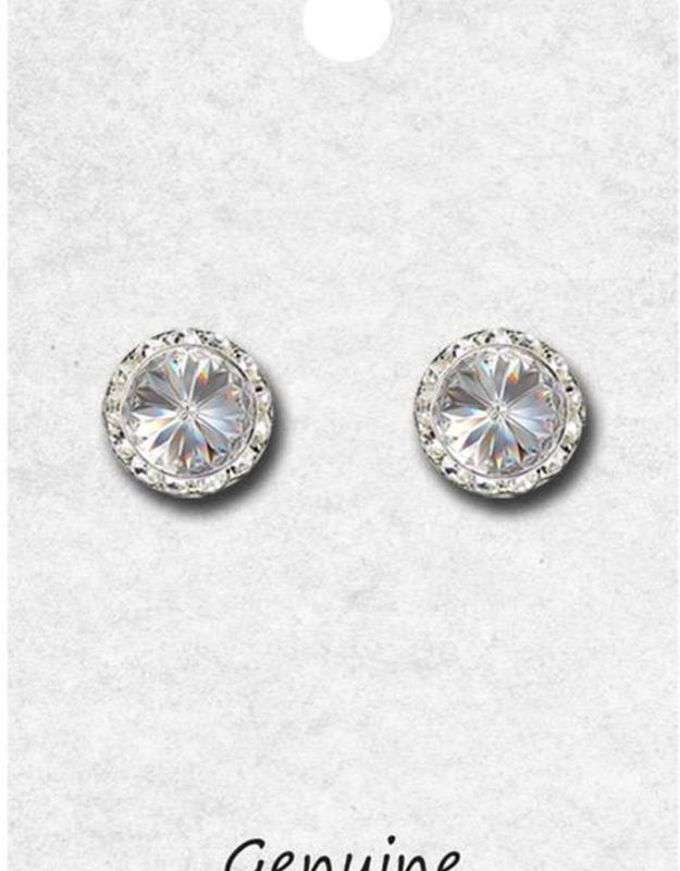THANK YOU VERY MUCH 11MM ULTRA SPARKLE CENTER STONE EARRING