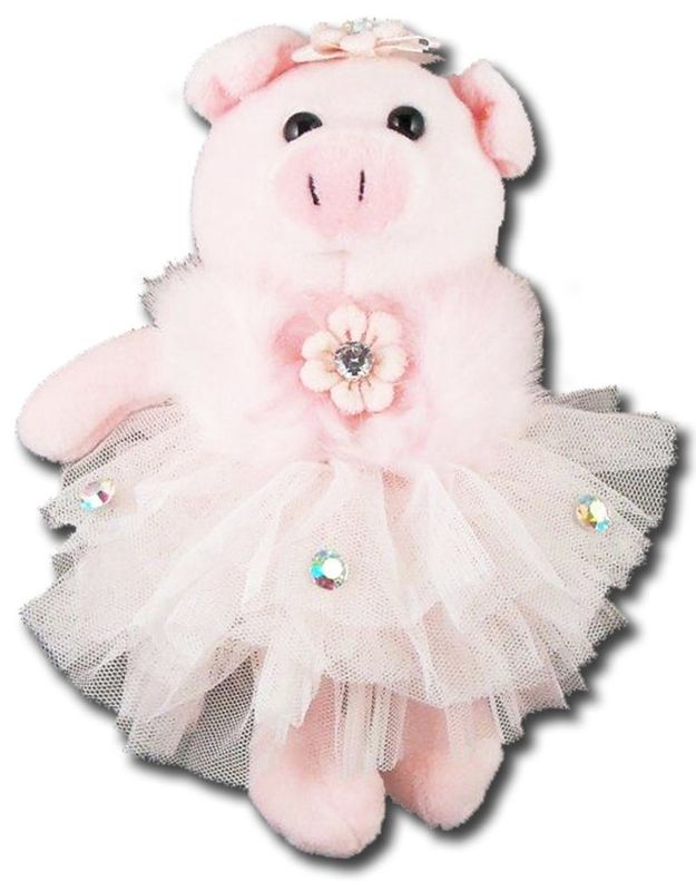TYVM 77834 BALLERINA PLUSH KEYCHAIN