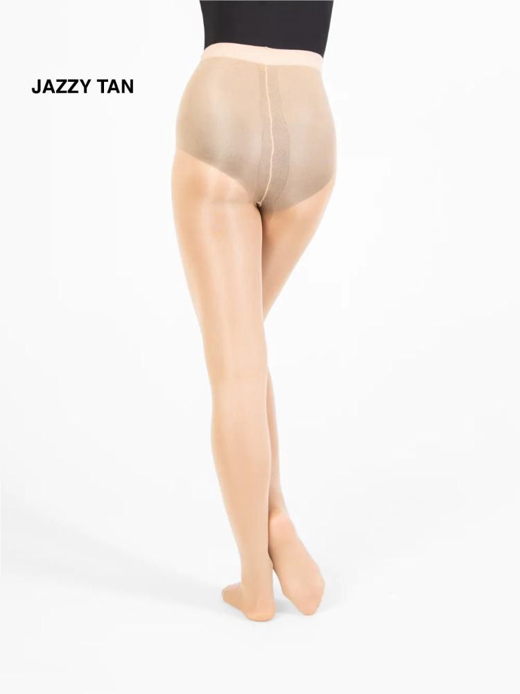 BODY WRAPPERS  SHIMMERY FOOTED TIGHT - PLUS SIZE