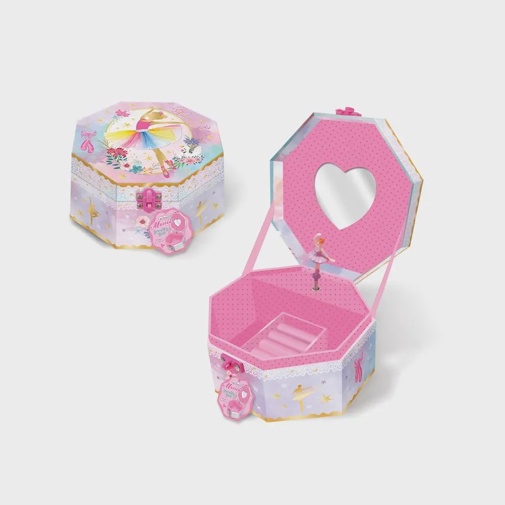 HOT FOCUS BALLERINA BEAUTIES MUSICAL JEWELRY BOX
