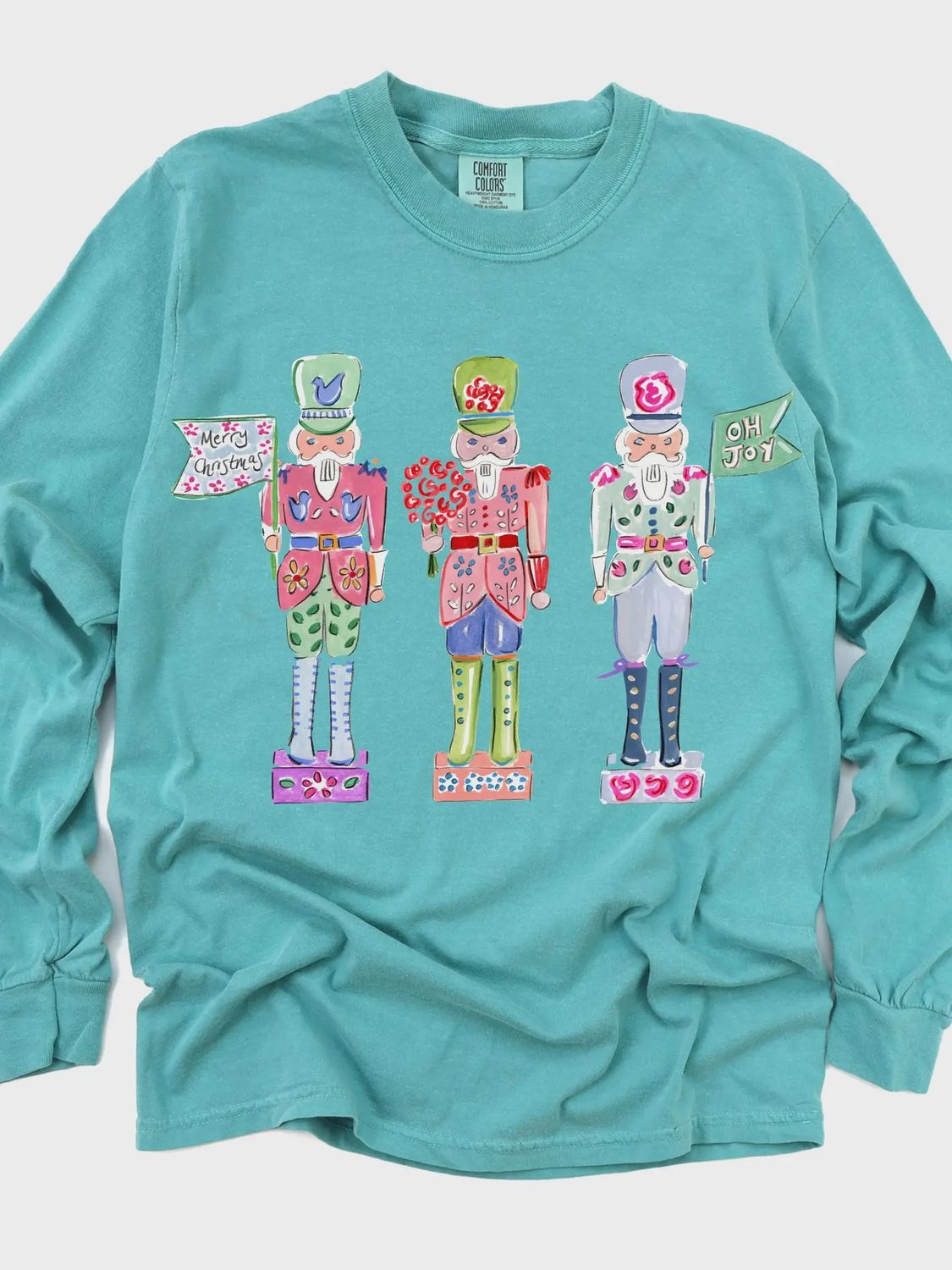 The Luna T Company Long Sleeve Watercolor Nutcracker Tee