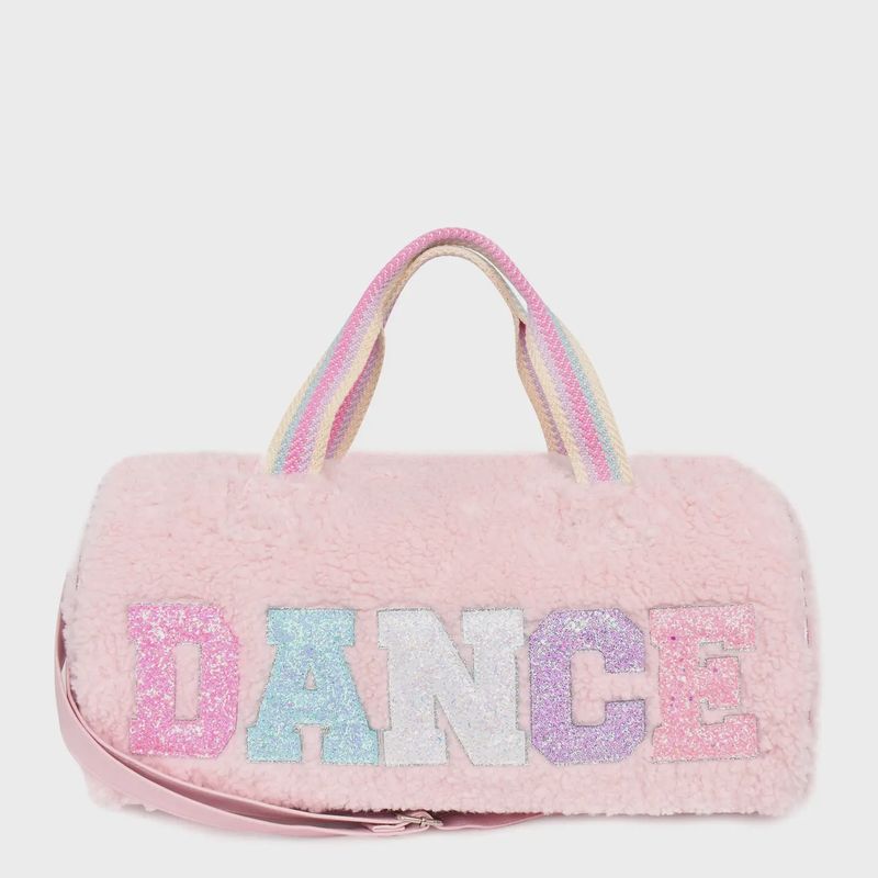 OMG ACCESSORIES PLUSH LARGE DANCE DUFFLE BAG