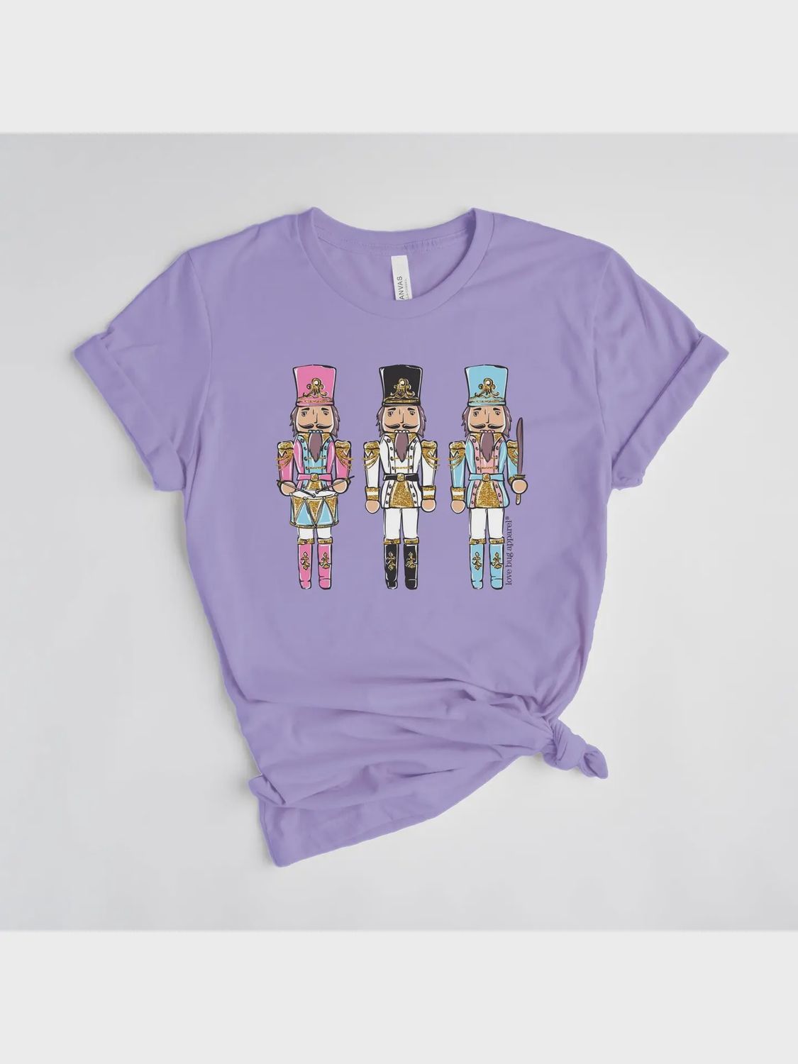 LOVE BUG APPAREL NUTCRACKER TEE LAVENDER
