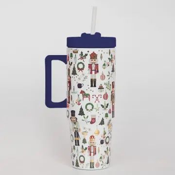 MARY SQUARE 40OZ NUTCRACKER TUMBLER