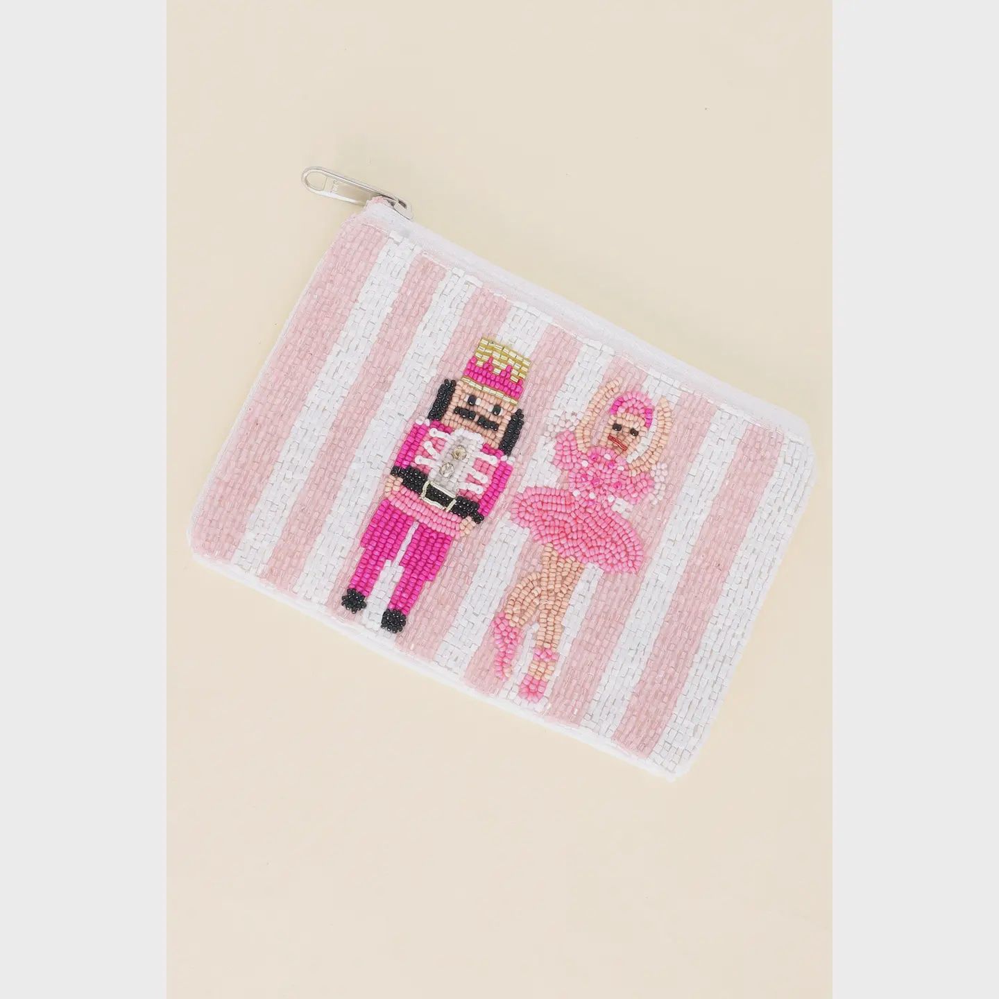 JOIA NUTCRACKER BALLET BEADED COIN PURSE