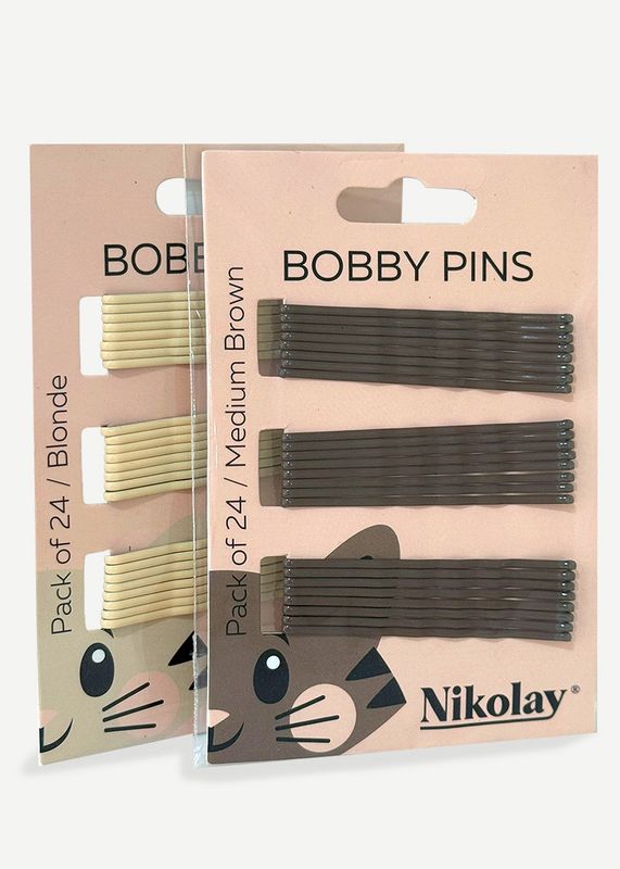 NIKOLAY 24 PACK OF BOBBI PINS
