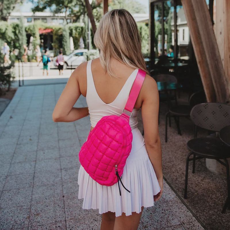 KATYDID QUILTED SLING BAG