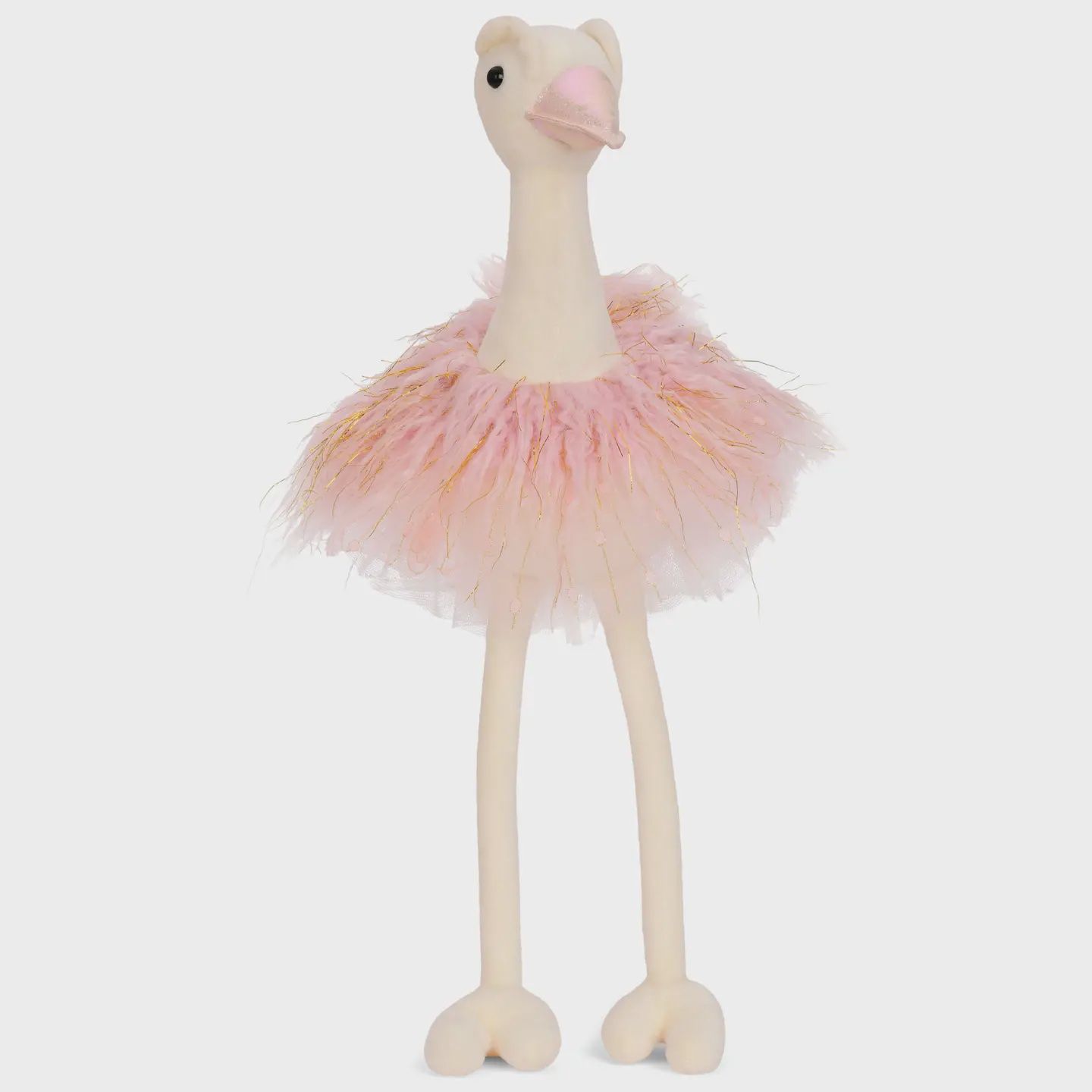 ISCREAM 18&quot; EMU BALLERINA  WITH PINK/GOLD TUTU