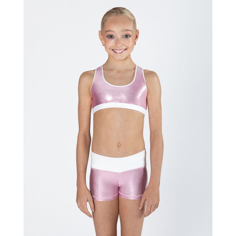 ENERGETIKS AVA METALLIC CROP TOP