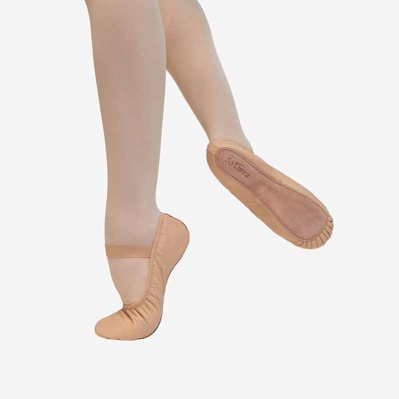 SO DANCA BELLA CHILD FULL SOLE LEATHER BALLET SHOE