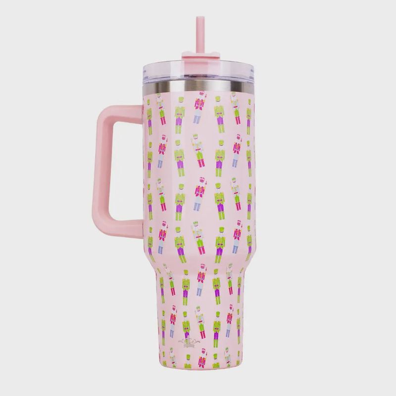 CANDY NUTCRACKER TUMBLER PINK/MULTI