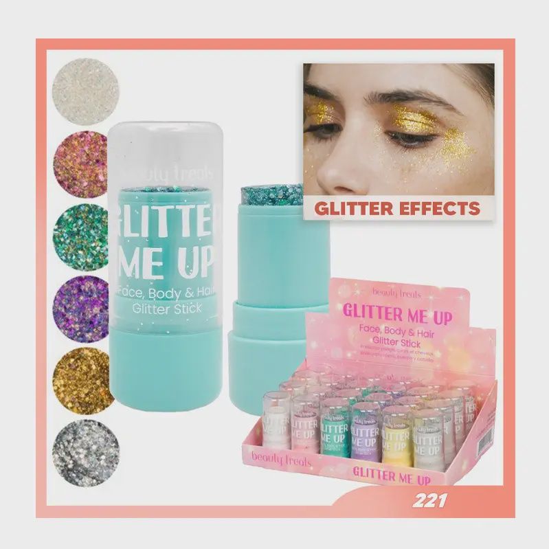BEAUTY TREATS GLITTER ME UP FACE, BODY, HAIR GLITTER STICK