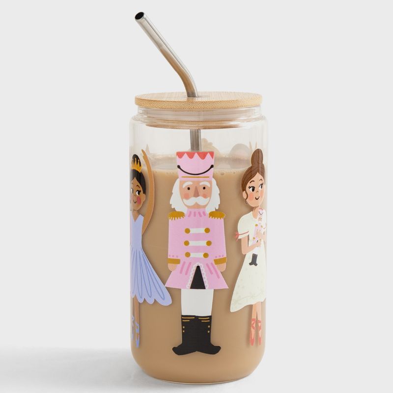 PIPPI POST THE NUTCRACKER CHRISTMAS GLASS CAN