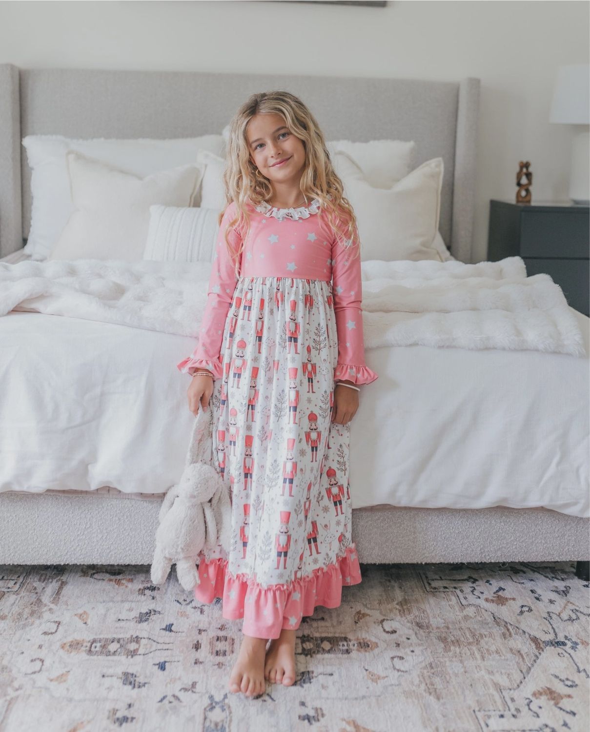 OOPSIE DAISY PINK STAR NUTCRACKER CHRISTMAS NIGHTGOWN
