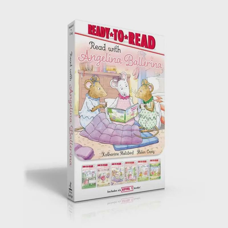 ANGELINA BALLERINA SET OF 6 READY TO READ BOOKS