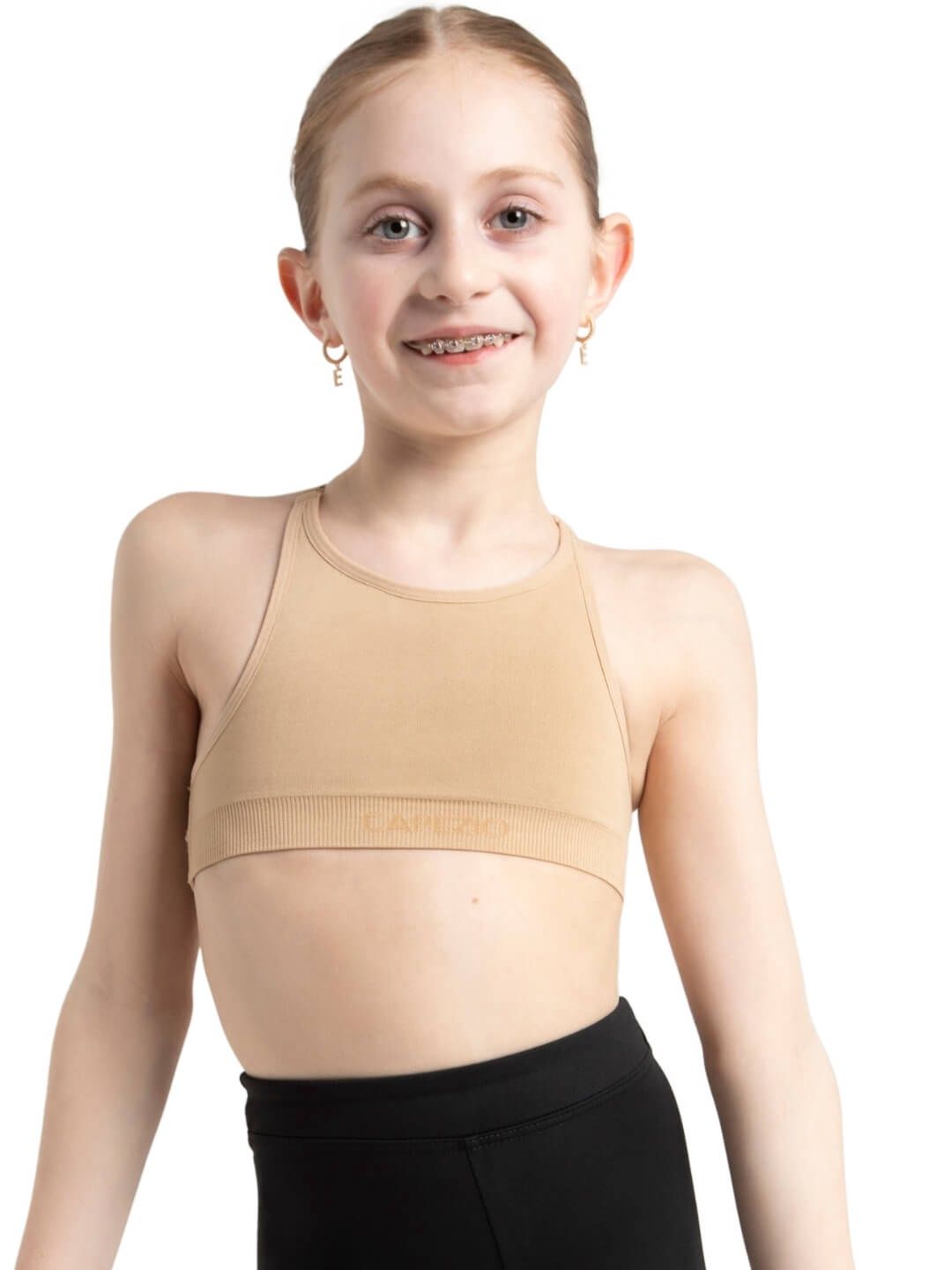 CAPEZIO NUDE CONVERTIBLE BRA FOR TWEENS