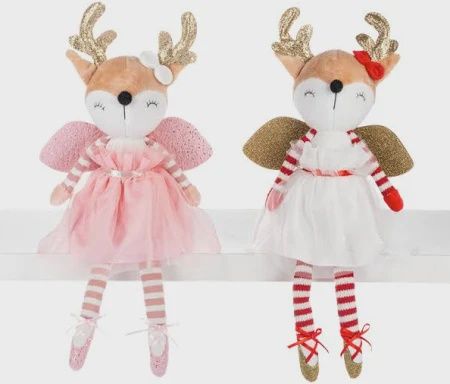 GANZ WOVEN REINDEER SHELFSITTER