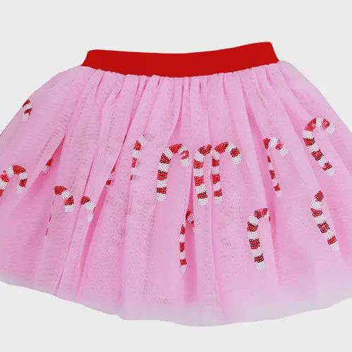 SPARKLE SISTERS PINK CANDY CANE TUTU