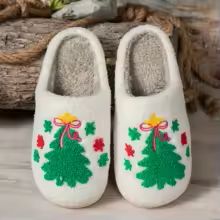 CHRISTMAS TREE SLIPPERS - ADULT