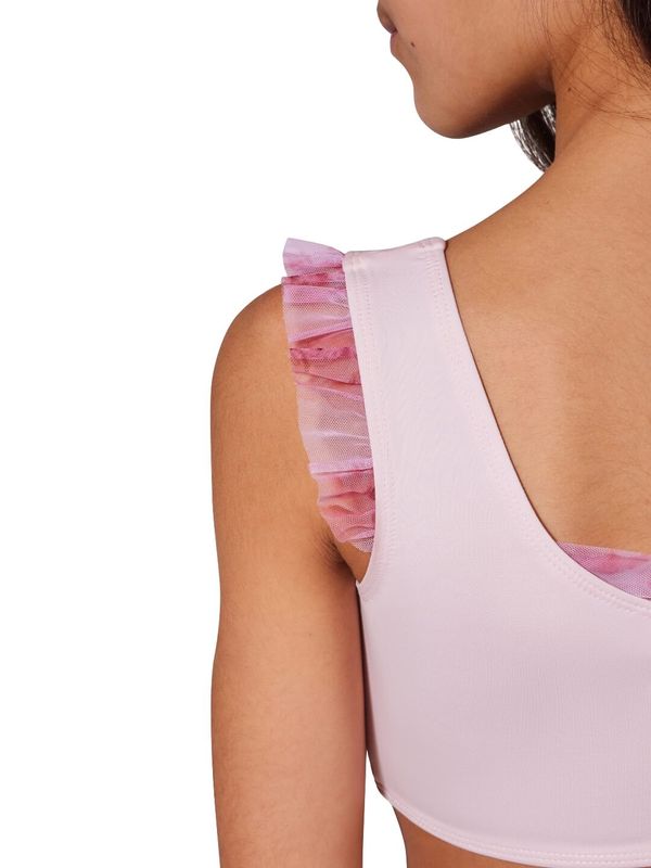 CAPEZIO GIRLS ROSY CROP TOP