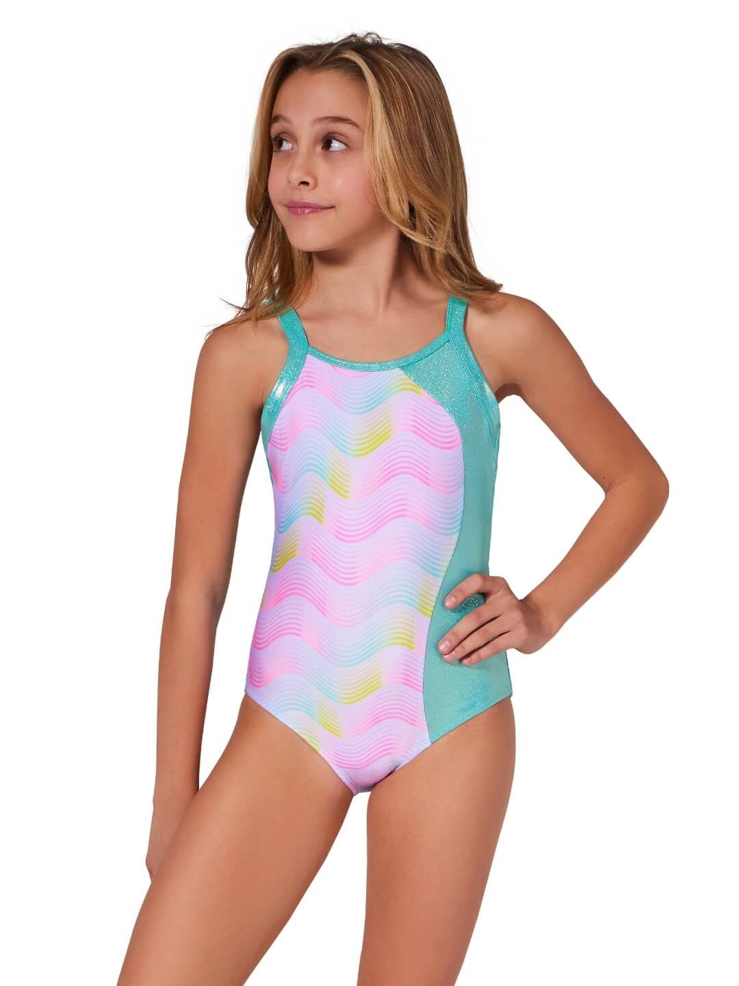 CAPEZIO GIRLS SURFRIDER GYM  LEOTARD