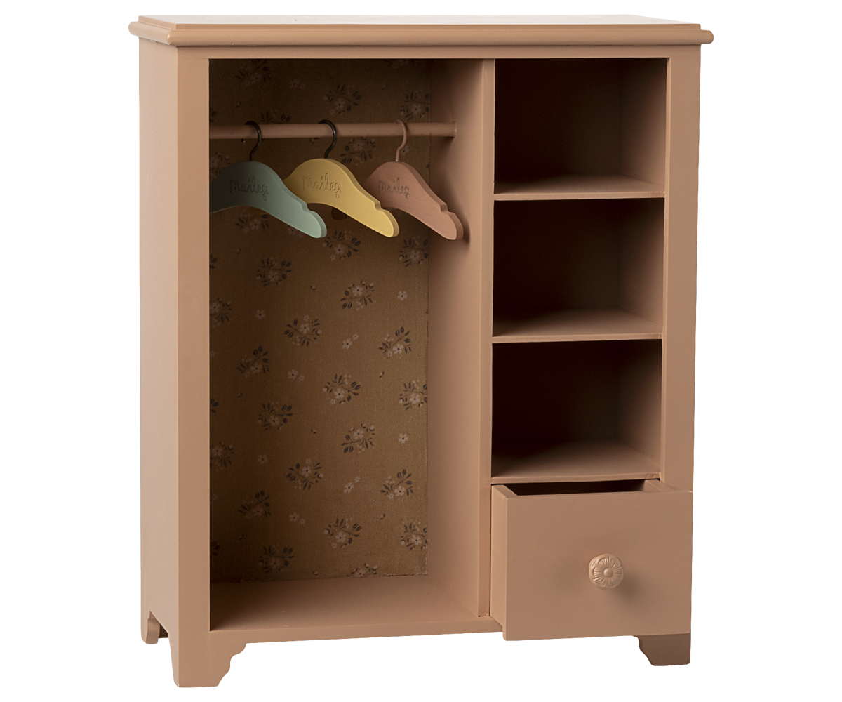 MAILEG WARDROBE, LARGE - DARK POWDER
