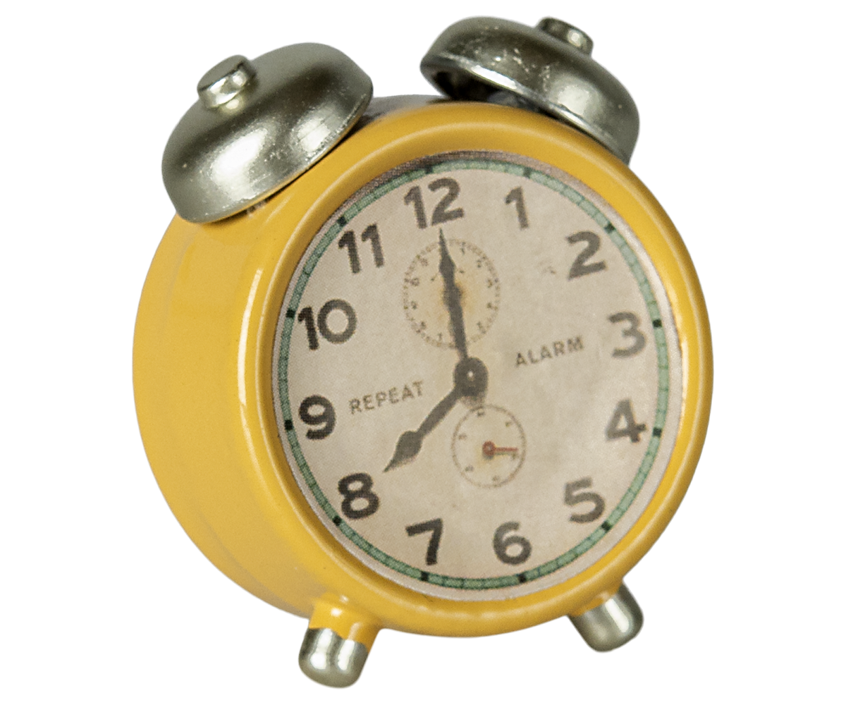 MAILEG  MOUSE ALARM CLOCK - YELLOW