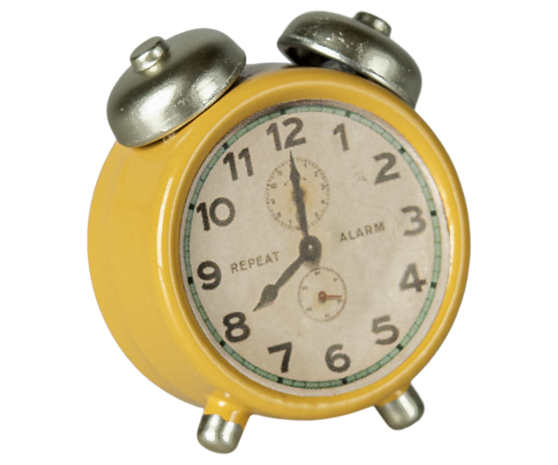 MAILEG  MOUSE ALARM CLOCK - YELLOW