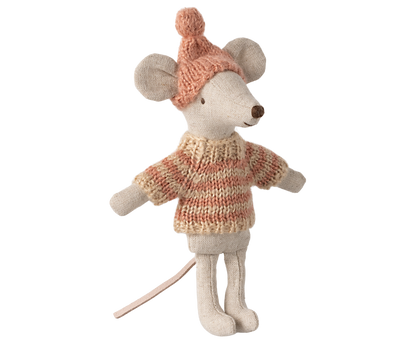 MAILEG KNITTED SWEATER AND SKIRT, BIG SISTER MOUSE