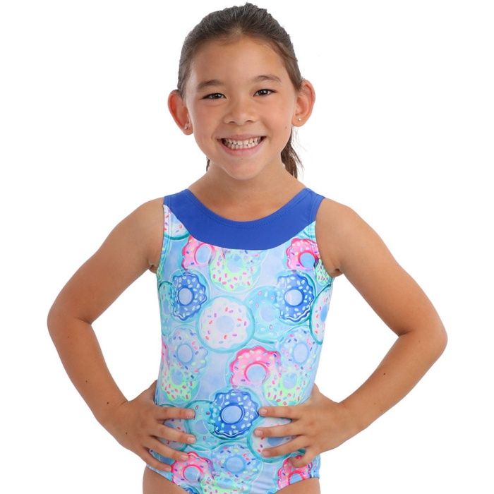 SFD 4399 SPRINKLES DONUT GYM LEOTARD, Size: ASML