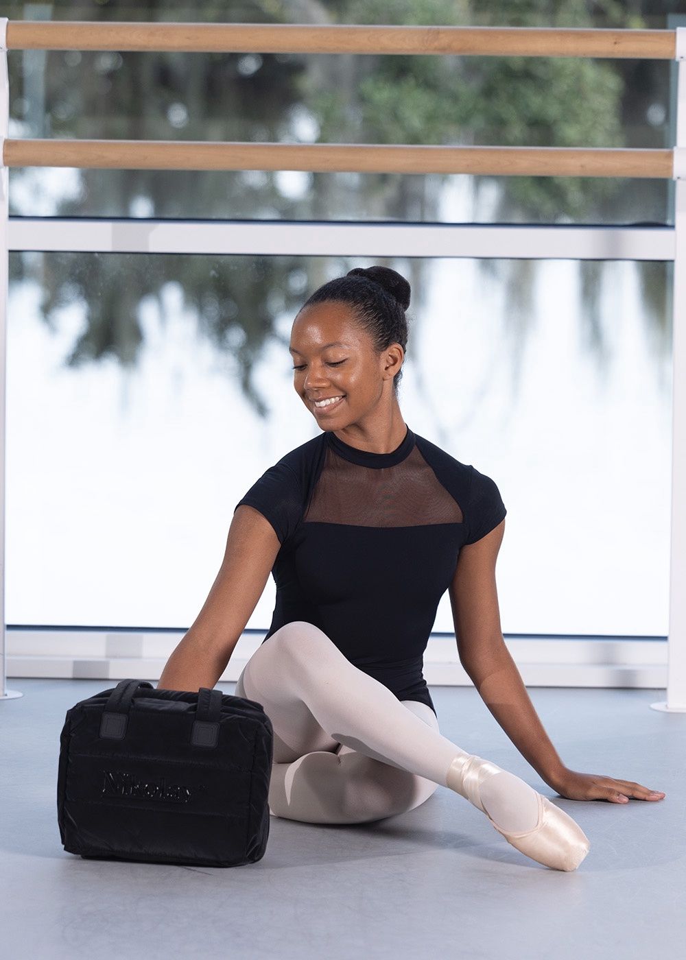 NIKOLAY POINTE SHOE MARVEL BAG, COLOR: BLACK