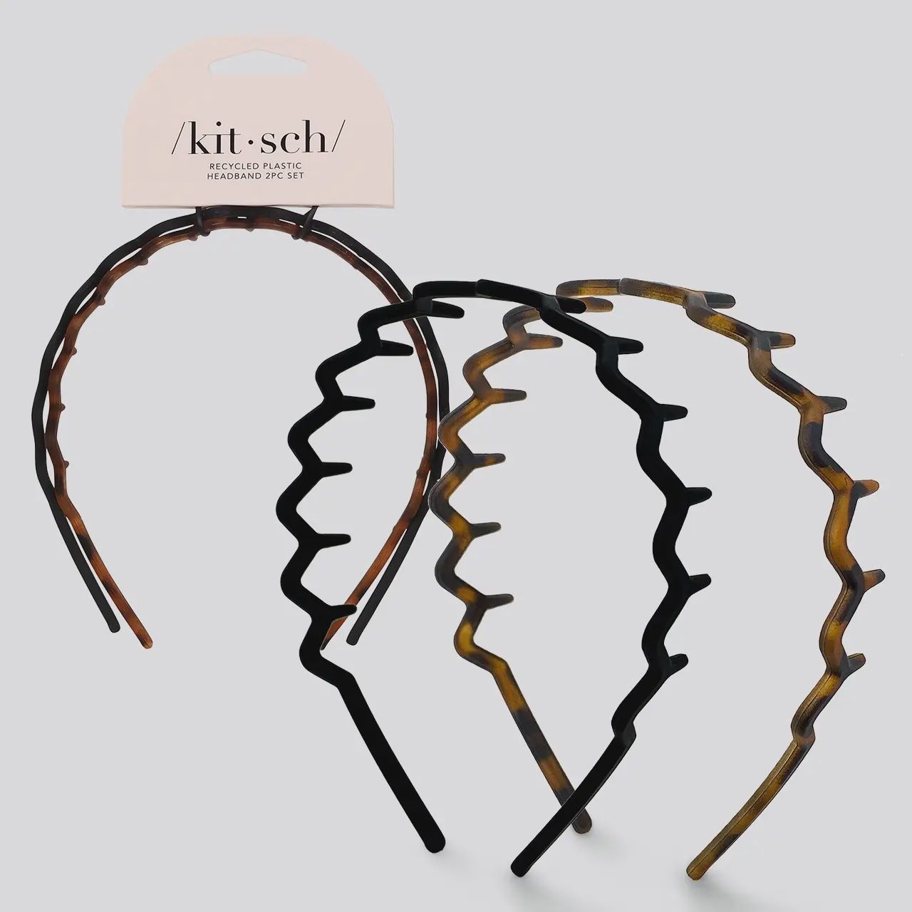 KITSCH 2PC ZIG ZAG HEADBAND