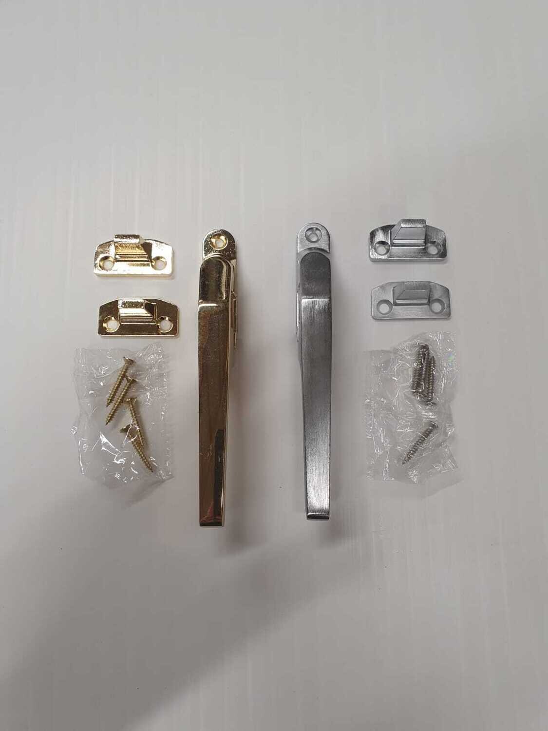 Timber window handles with pin receiver (old style windows)