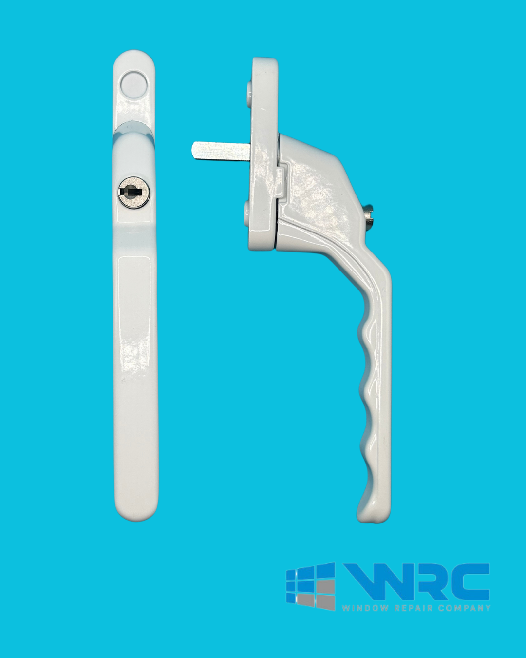Munster Joinery White  Homewise Right Hand Locking Window Handle