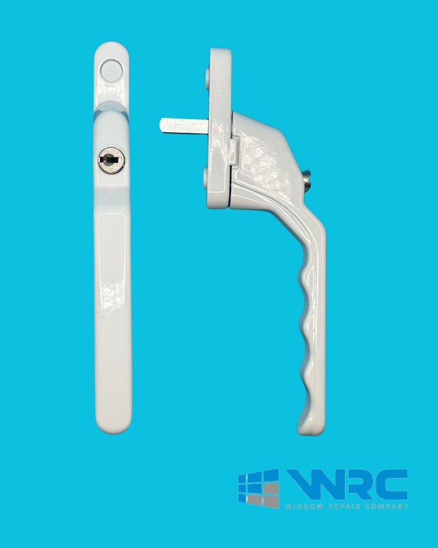 Munster Joinery White  Homewise Right Hand Locking Window Handle