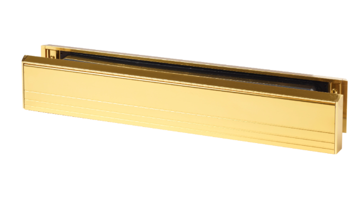 Slimline Gold Letterbox