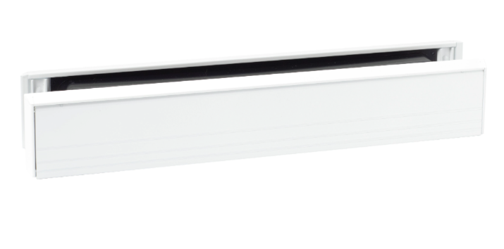 Slimline White Letterbox